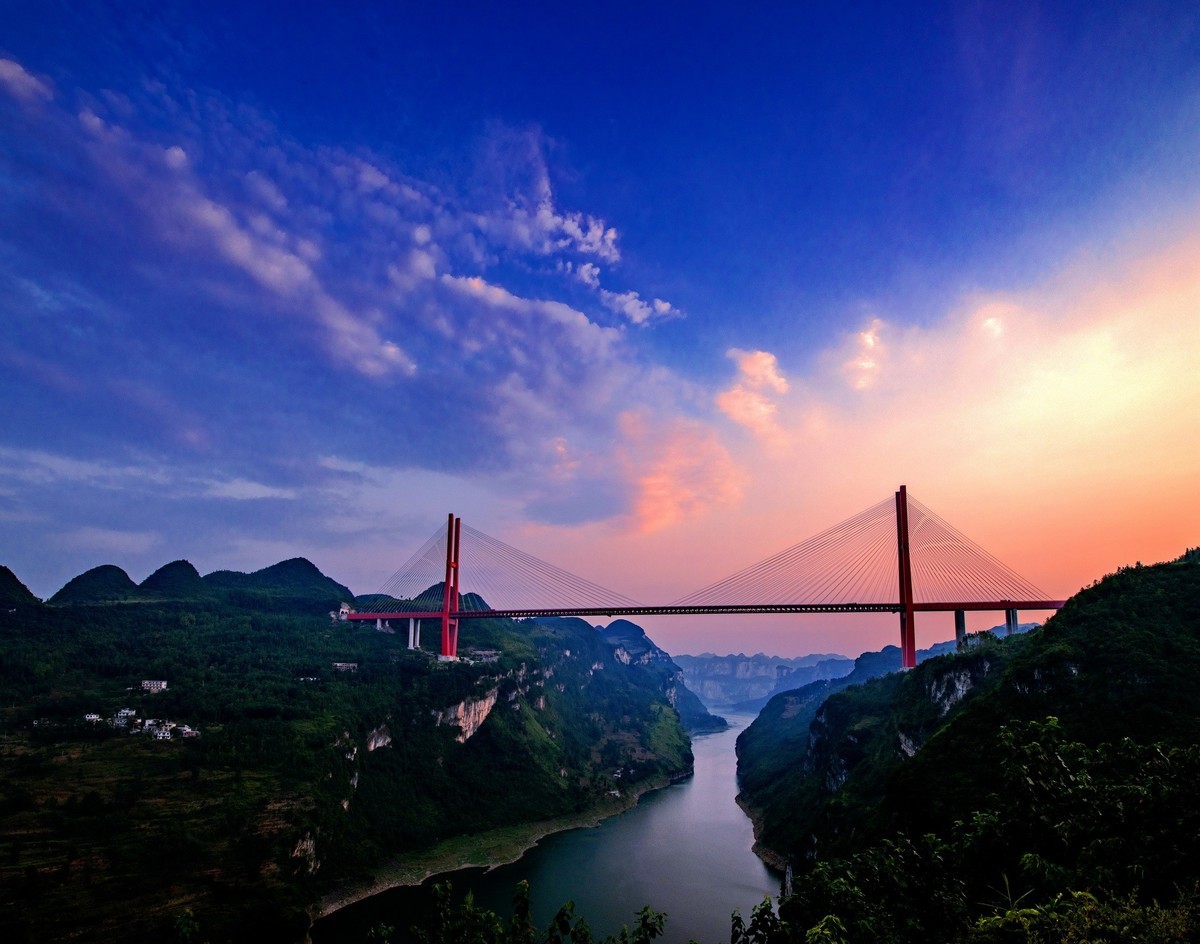 贵州平塘特大公路桥-【天空之桥】-麻辣摄影-麻辣社区