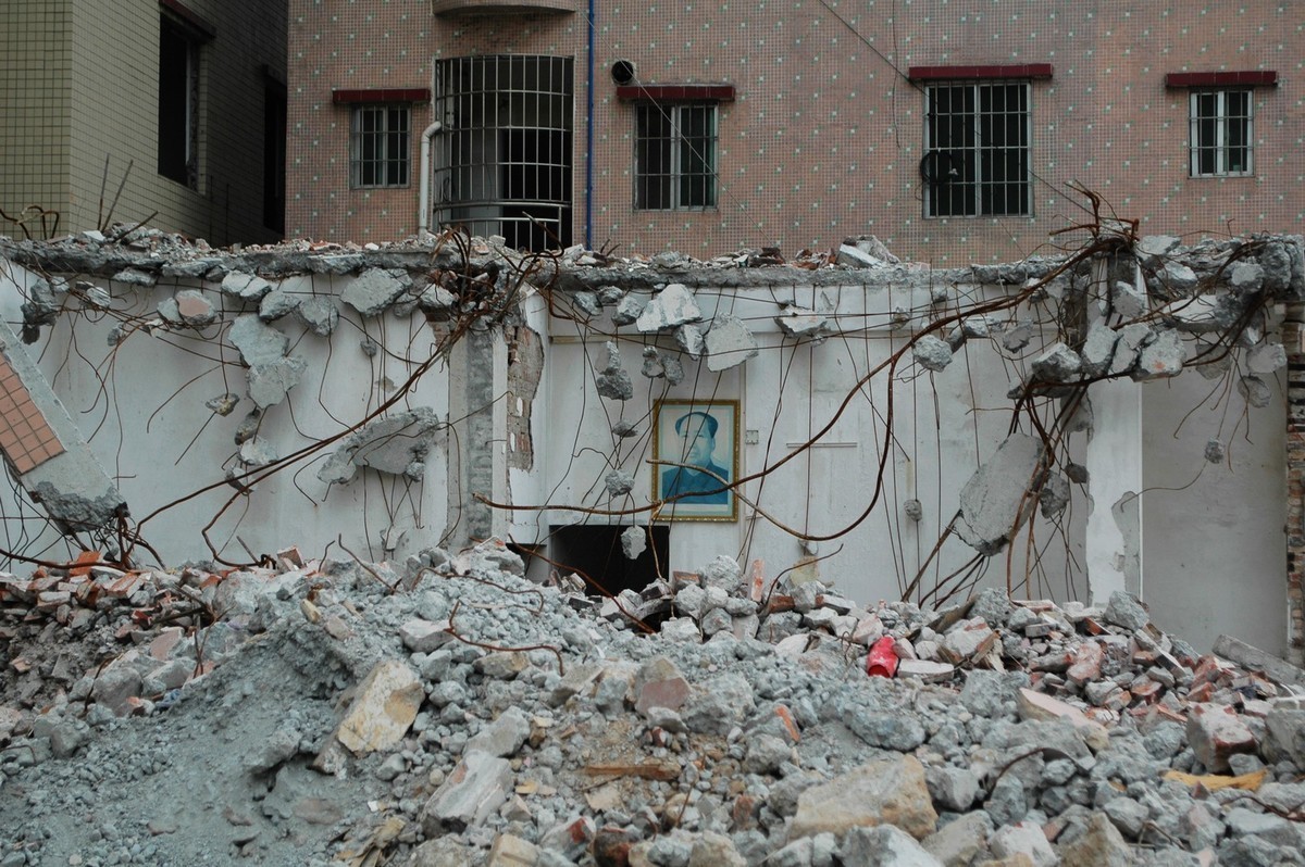 废墟爱好者快去吧！广州沙步村改造，后面就没了