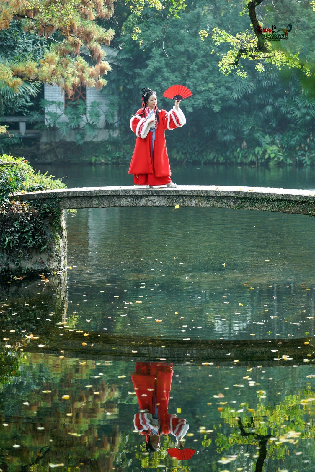 【冬日兰圃汉服少女】---左婷