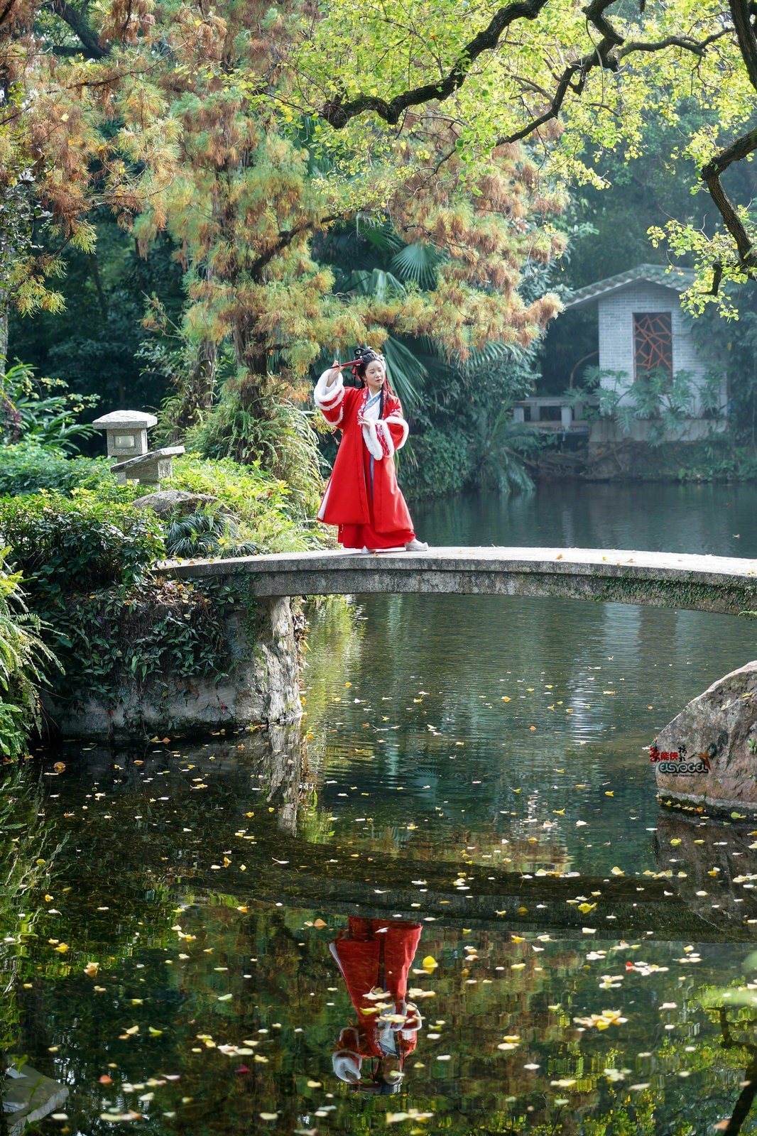 【冬日兰圃汉服少女】---左婷