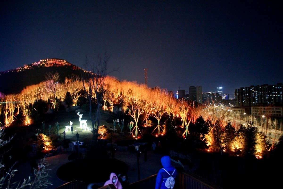 新建公园灯光秀