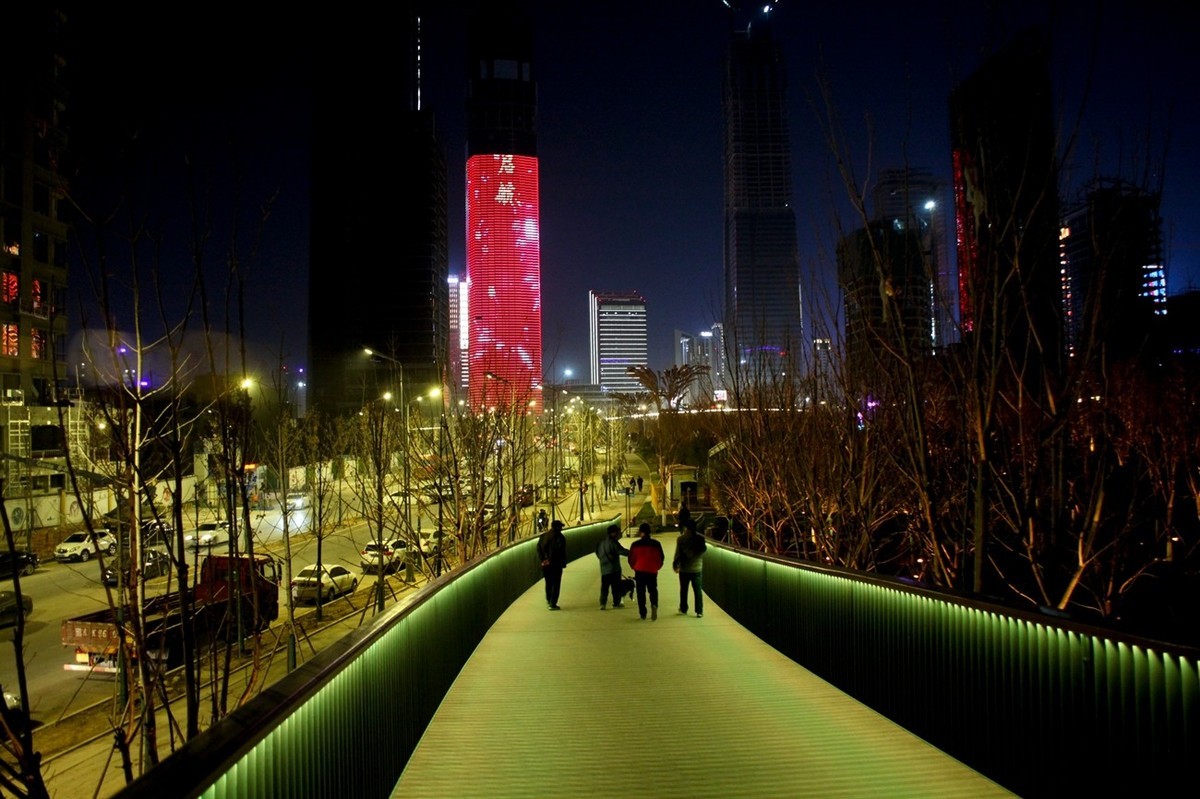 新建公园灯光秀