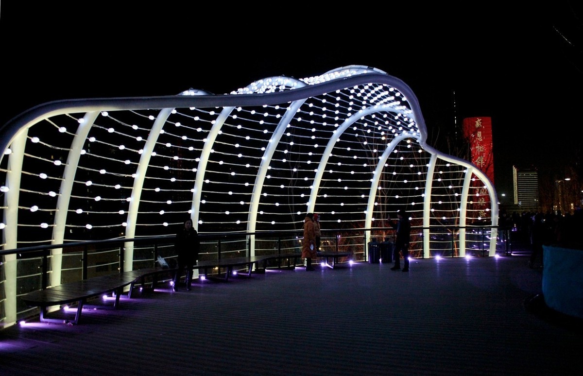 新建公园灯光秀