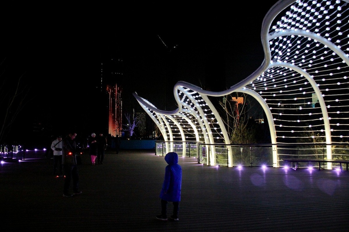 新建公园灯光秀