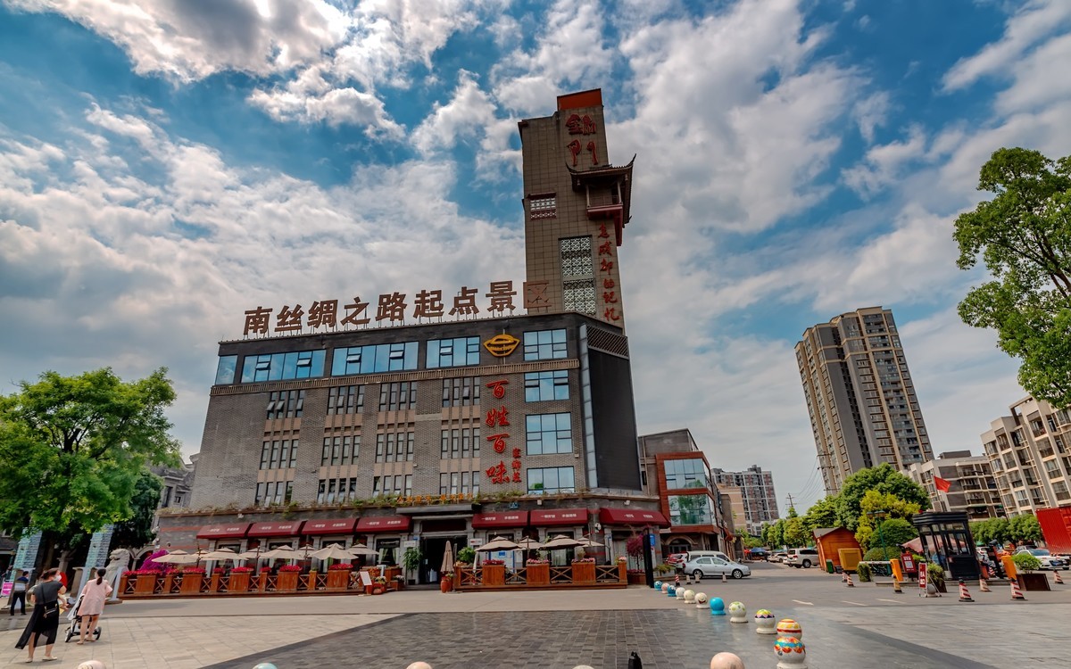 四川成都:三河古镇之锦门(2)