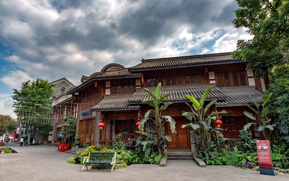 四川成都:三河古镇之锦门(2)