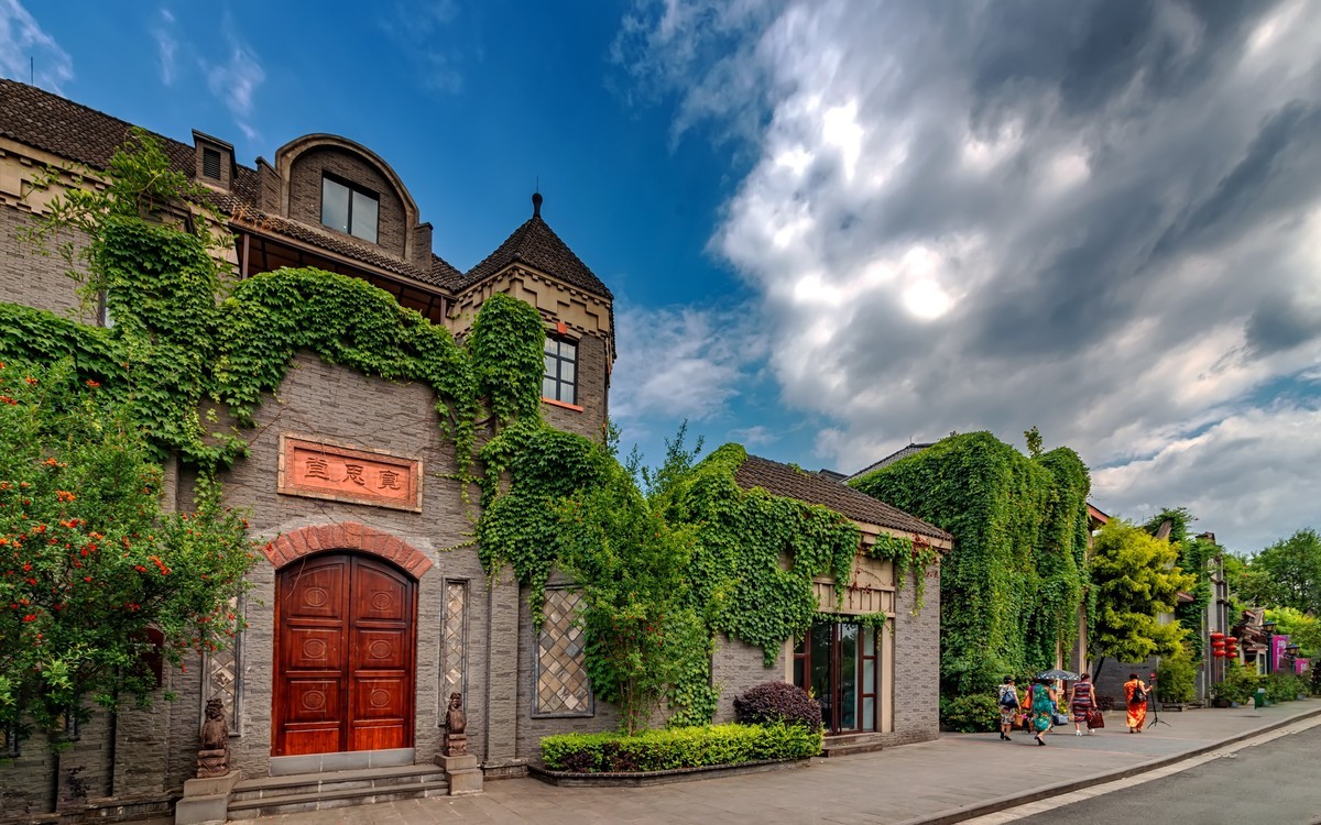 四川成都:三河古镇之锦门(2)