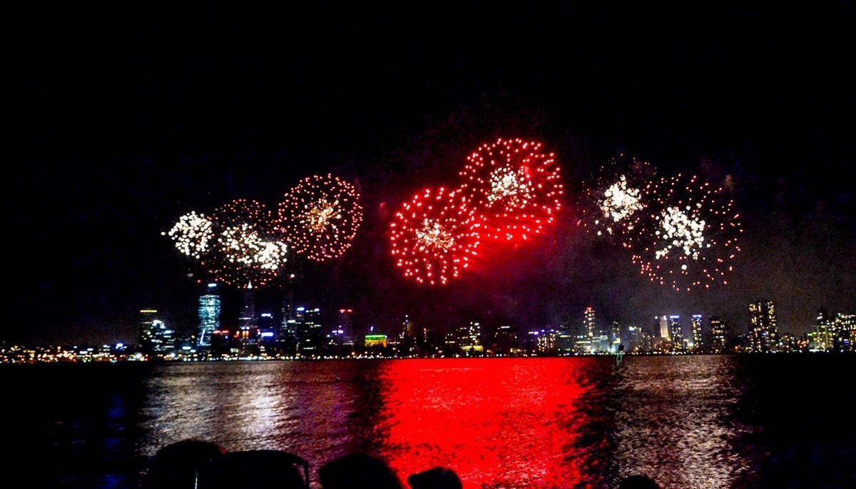 澳洲焰火国庆夜