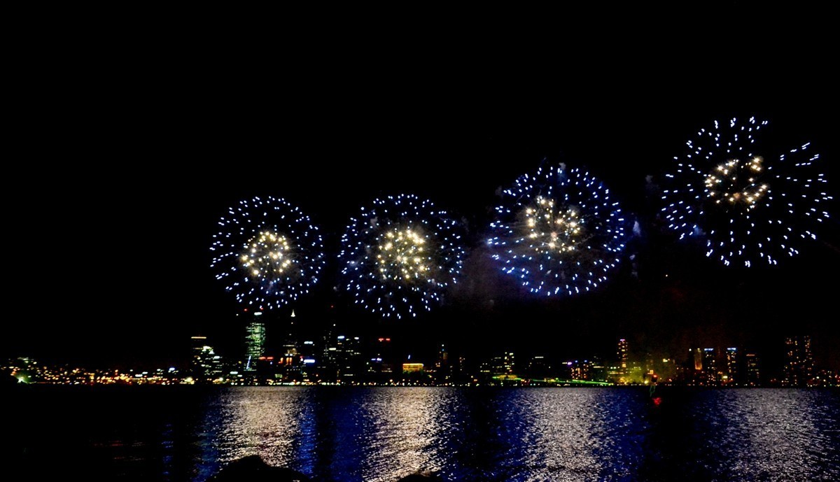 澳洲焰火国庆夜