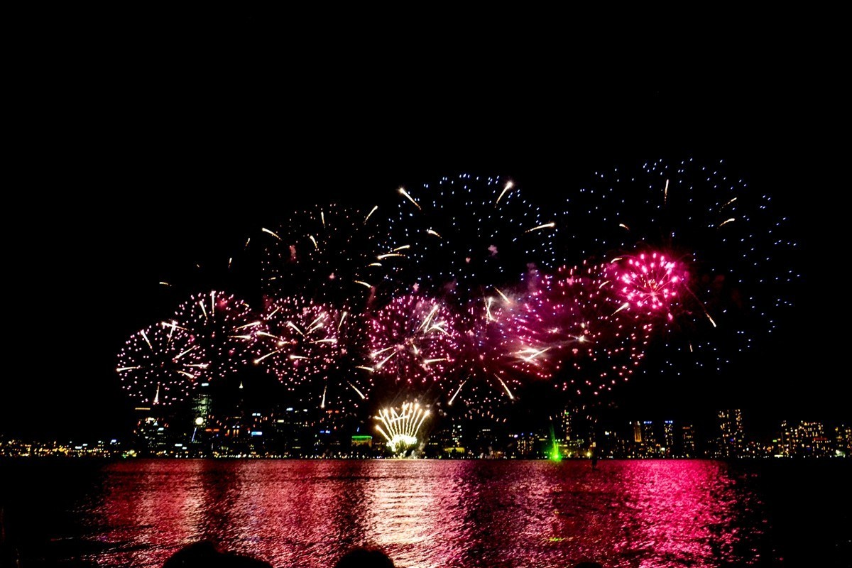 澳洲焰火国庆夜