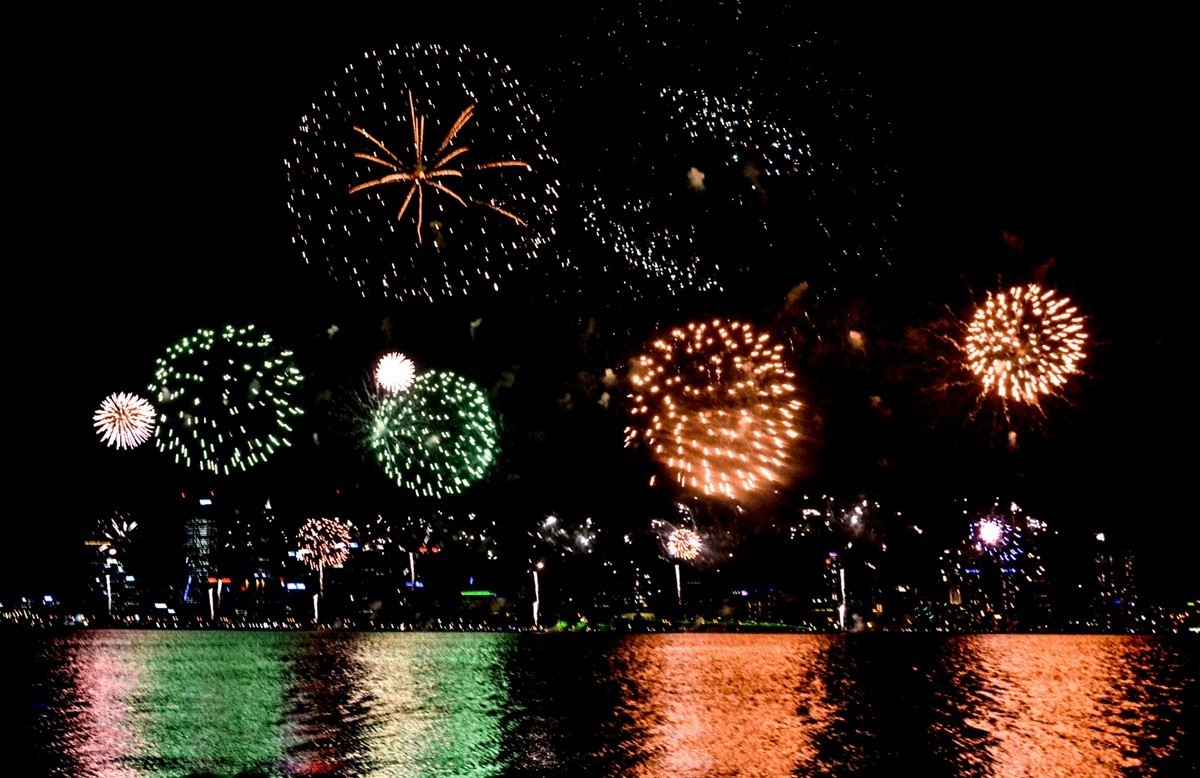 澳洲焰火国庆夜