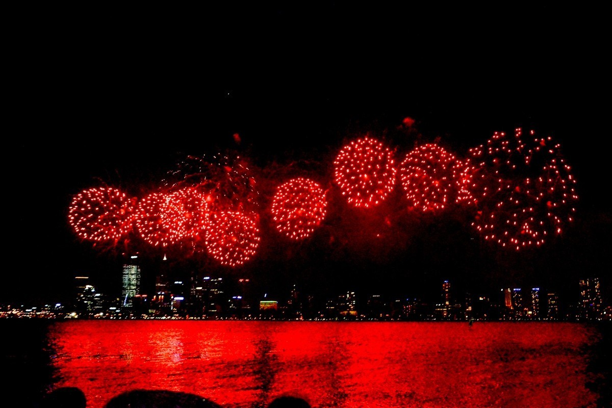 澳洲焰火国庆夜