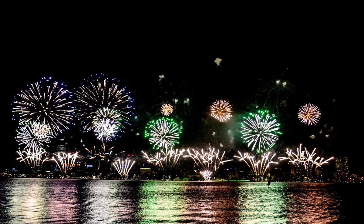 澳洲焰火国庆夜