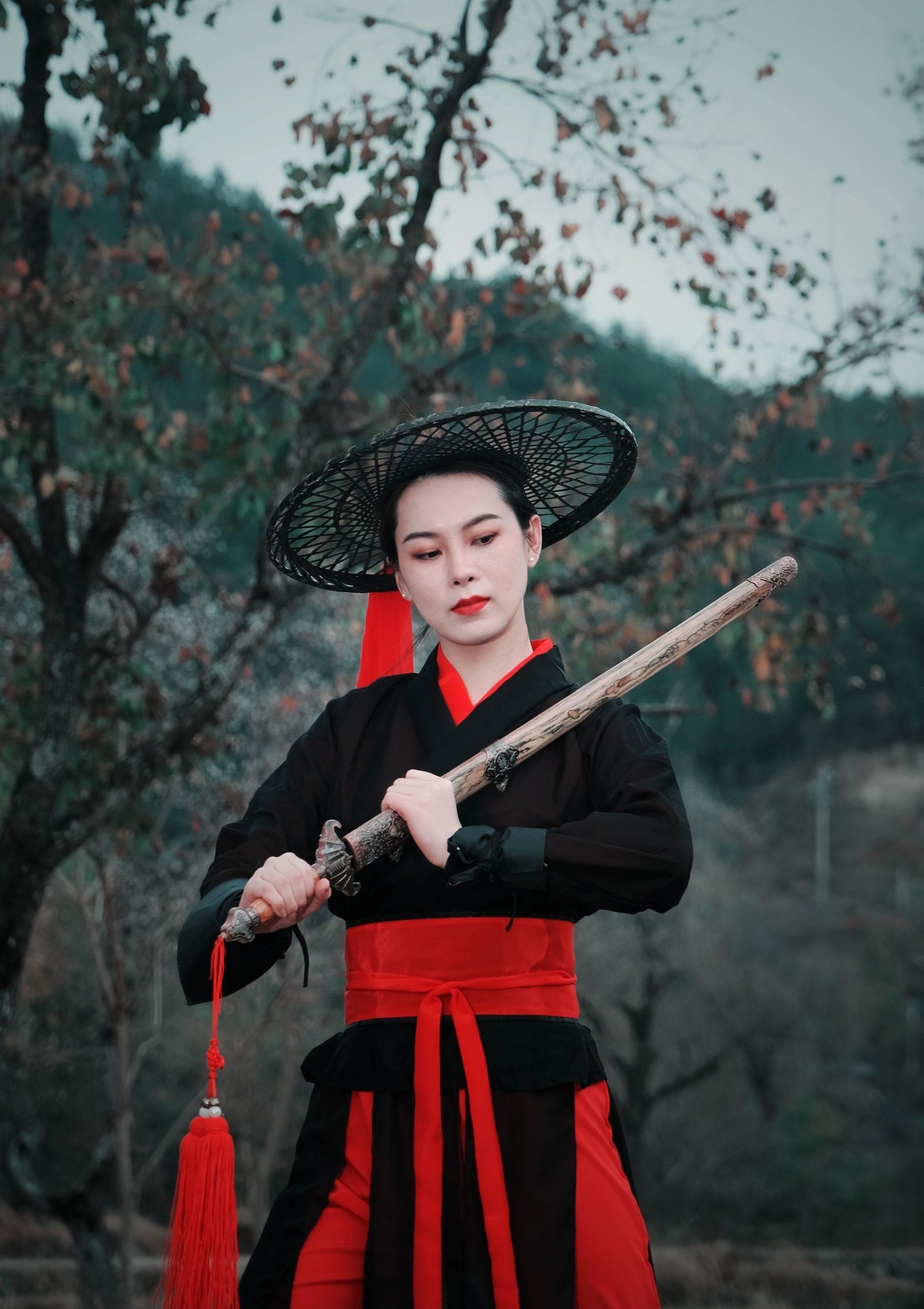 古装环境人像∶《女侠客》-中关村在线摄影论坛