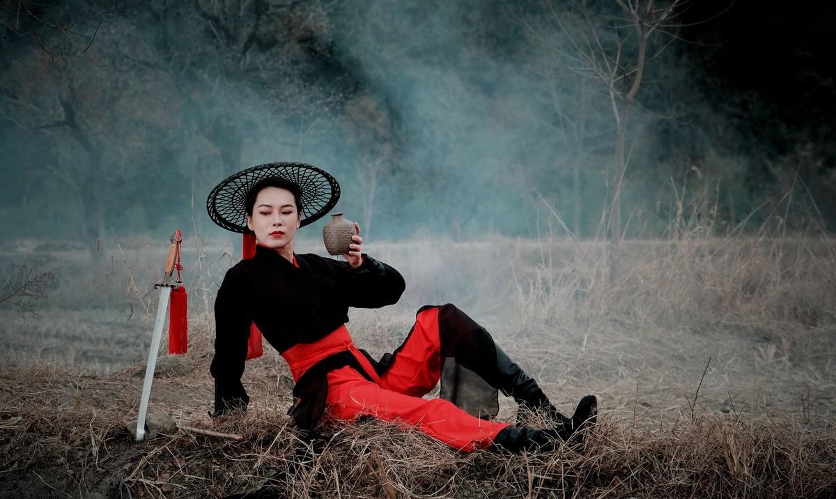古装环境人像∶《女侠客》-中关村在线摄影论坛