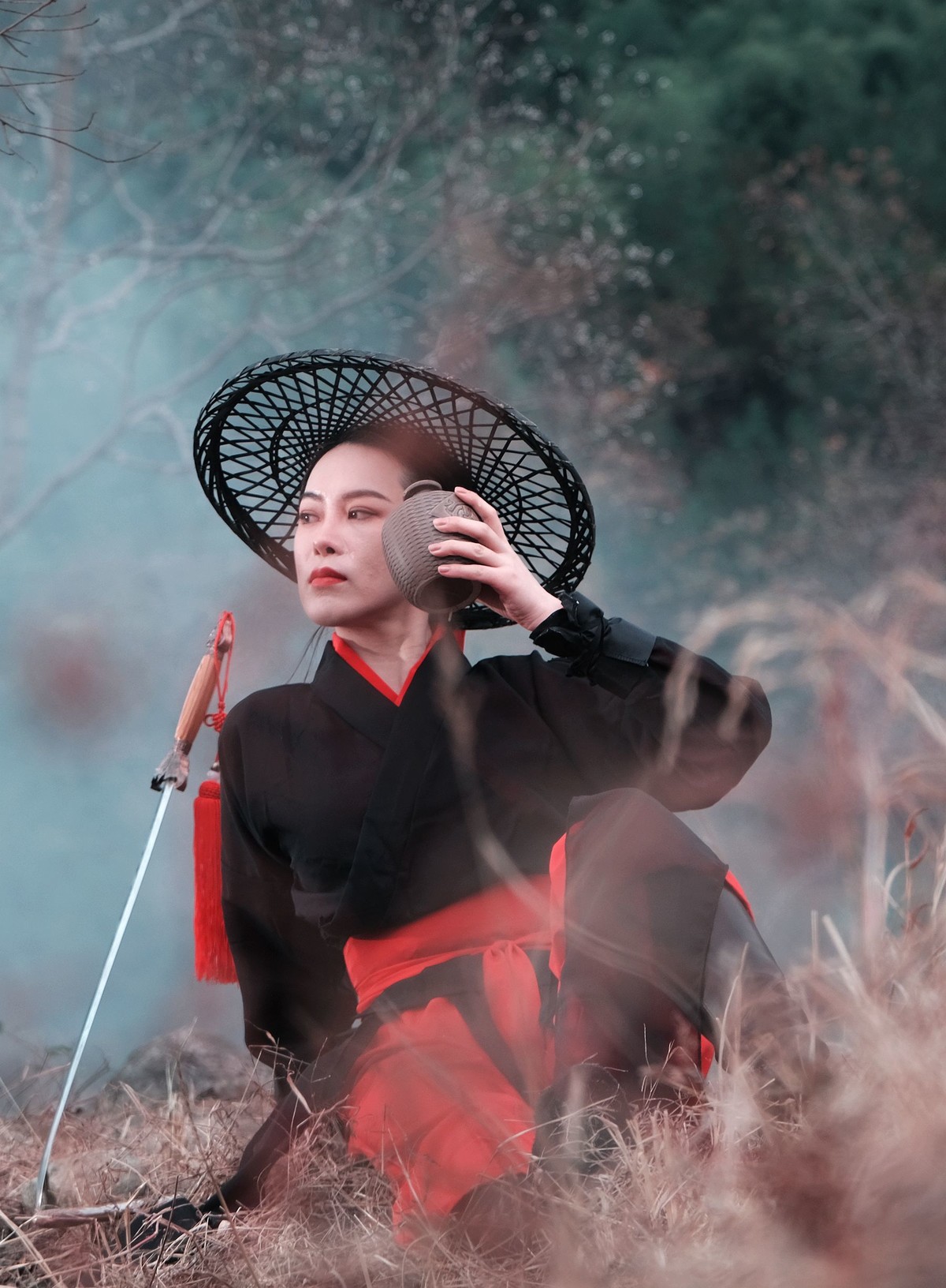 古装环境人像∶《女侠客》-中关村在线摄影论坛