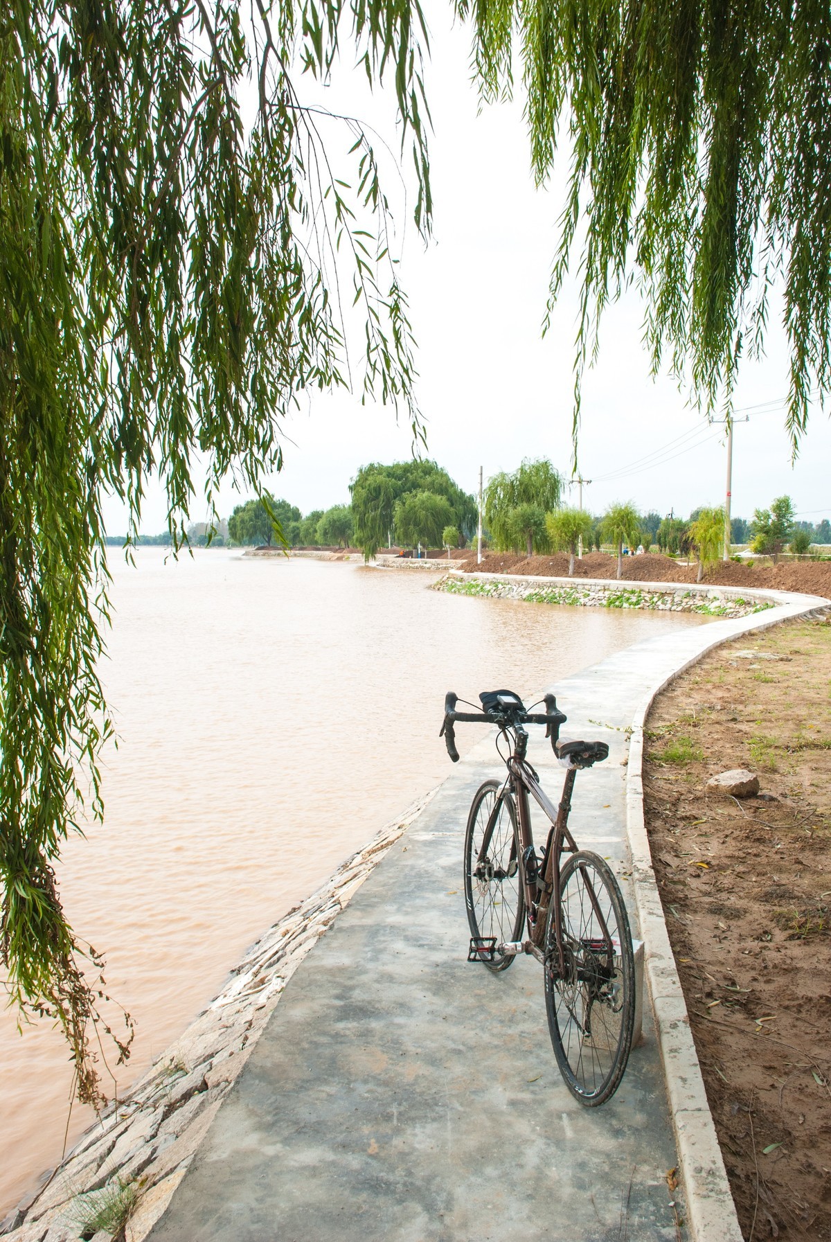 黄河水很大了水位号称是五十八年来最高一次