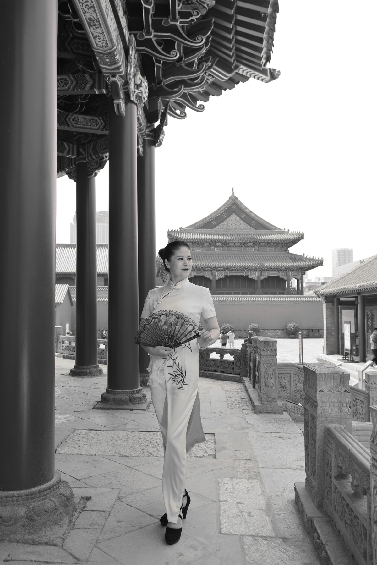 645D沈阳故宫人像