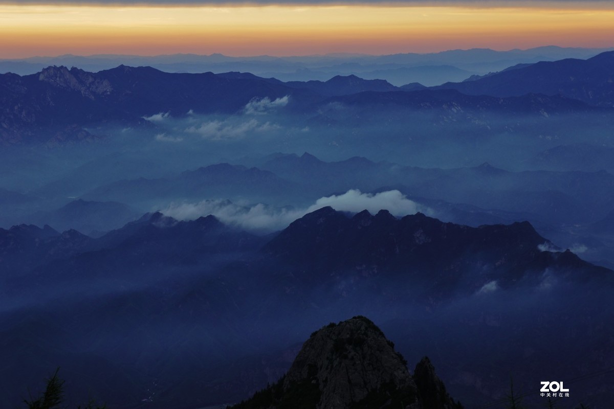 游河北兴隆雾灵山。
