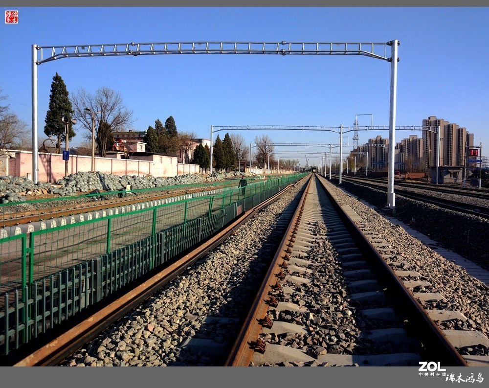 手机随拍粉红色的记忆百年沙河火车站