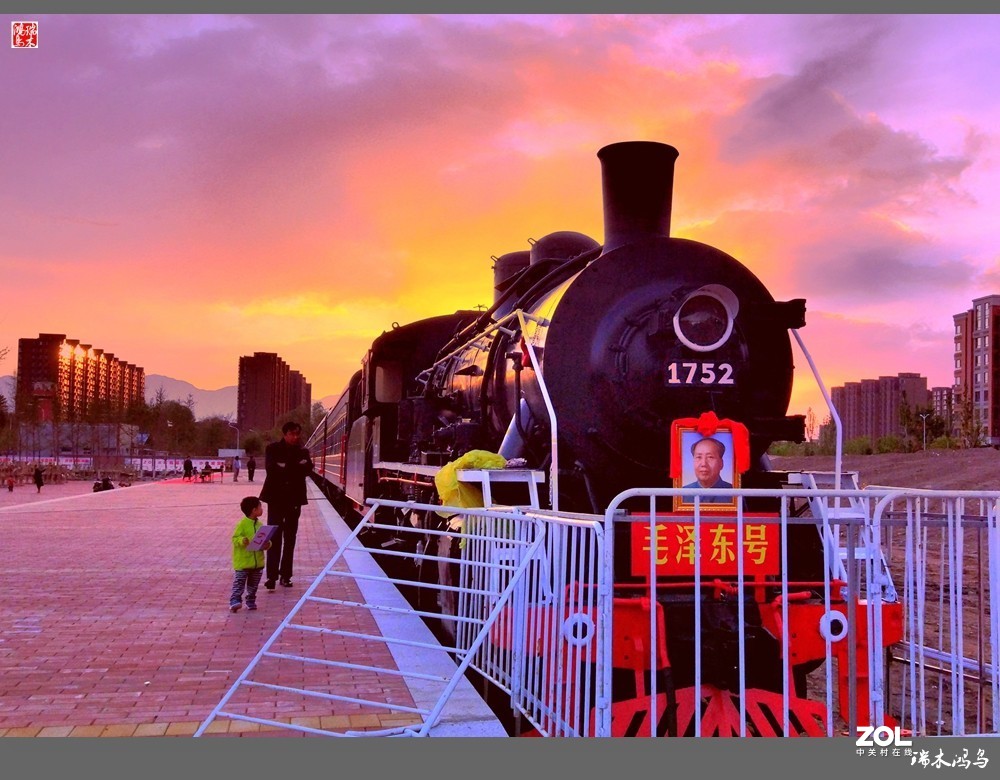 手机随拍粉红色的记忆百年沙河火车站