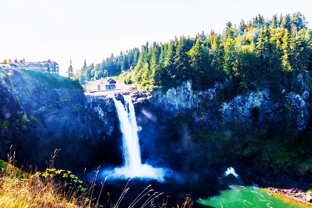 加拿大、美国游记（063）：西雅图 · 司诺蕾米瀑布