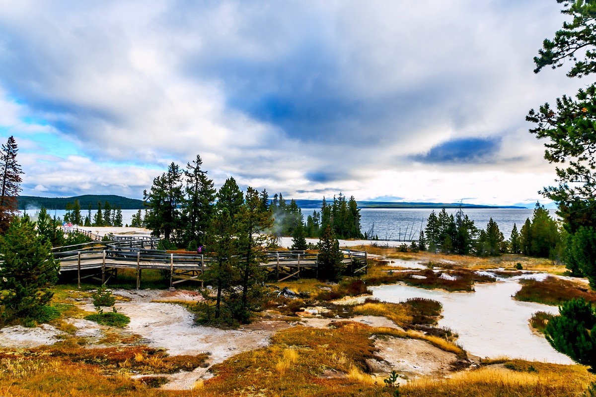 加拿大美国游记076怀俄明州晨拍黄石国家公园