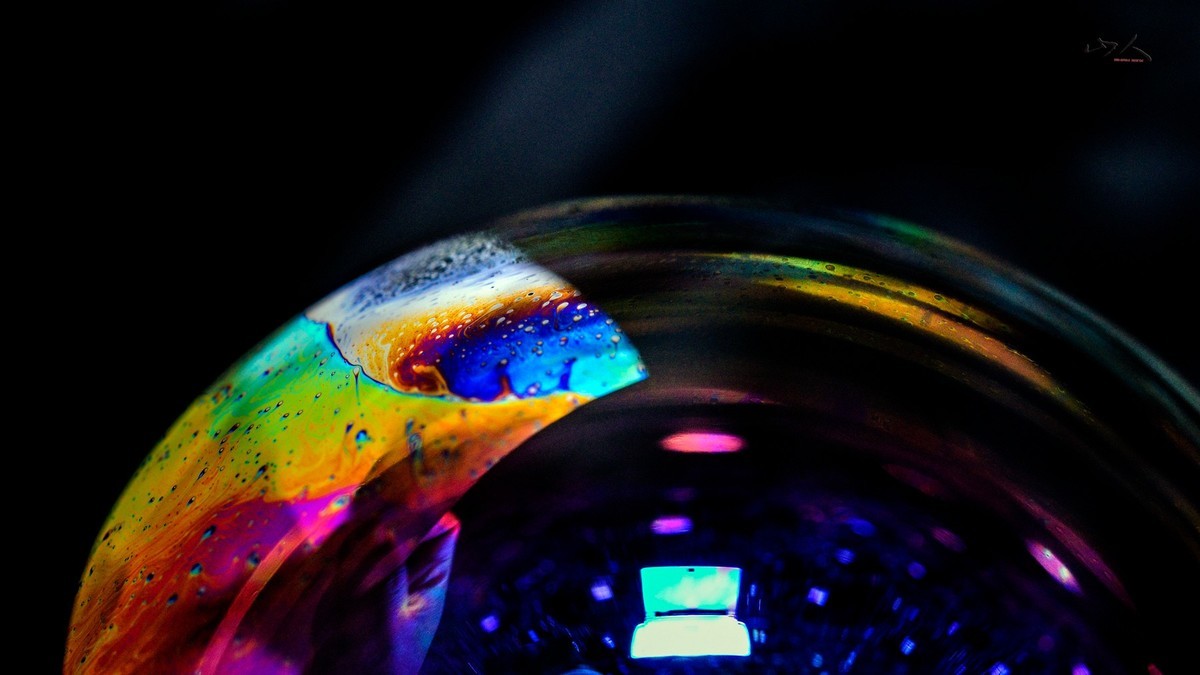 尼康60微拍肥皂泡