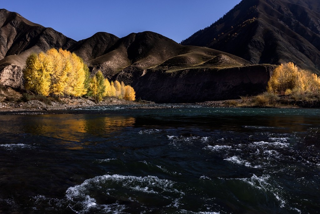 行走在如画的秋里