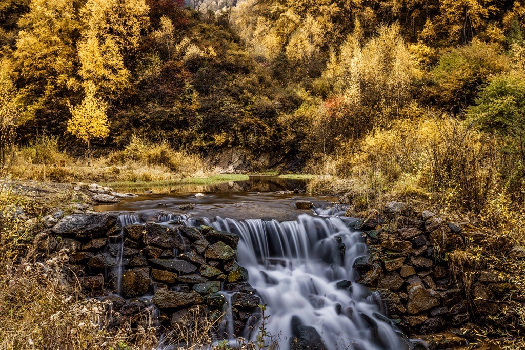 行走在如画的秋里