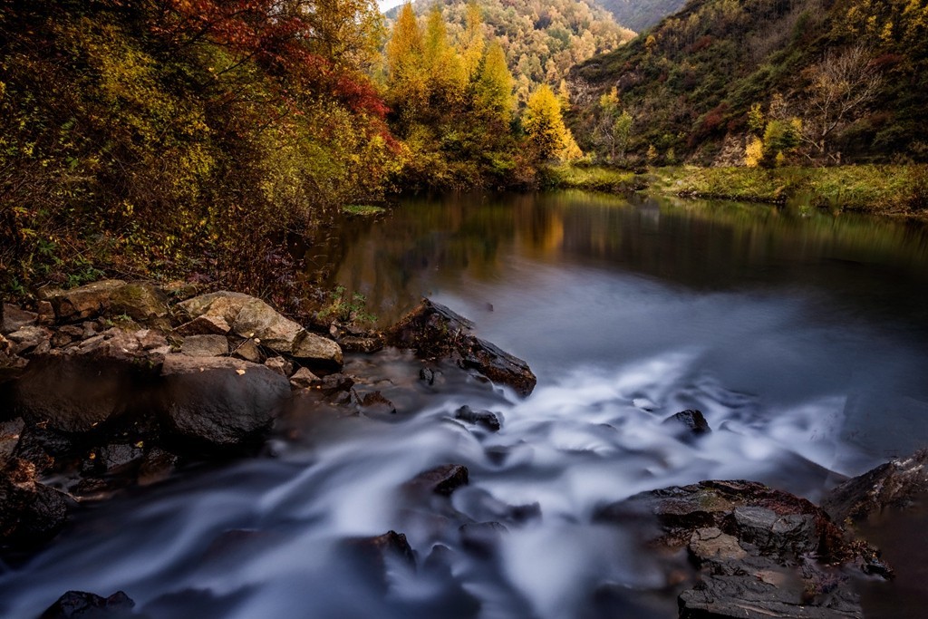 行走在如画的秋里