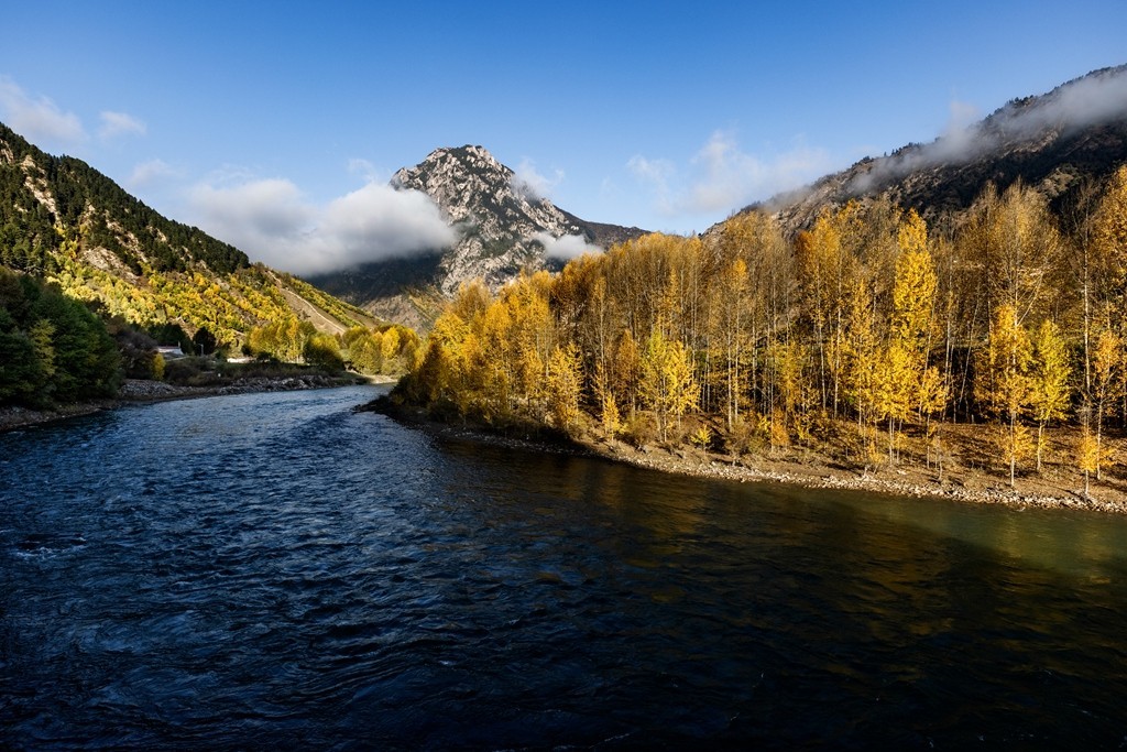 行走在如画的秋里