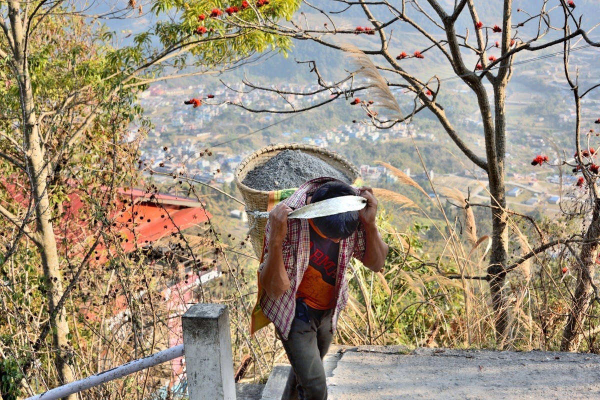 高山王国——尼泊尔探秘之旅——博卡拉——世界和平塔鸟瞰【2】