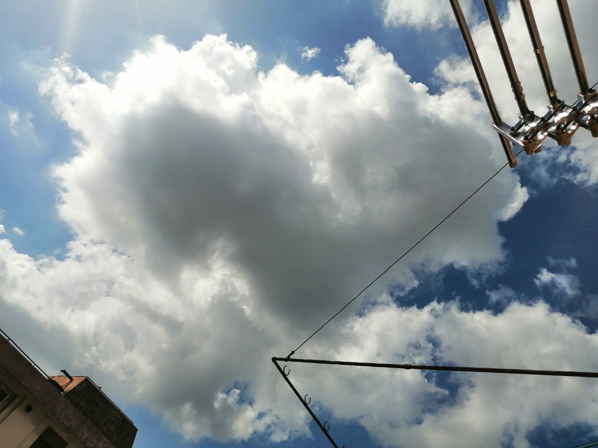 上海市嘉定区蓝天白云今天的图片