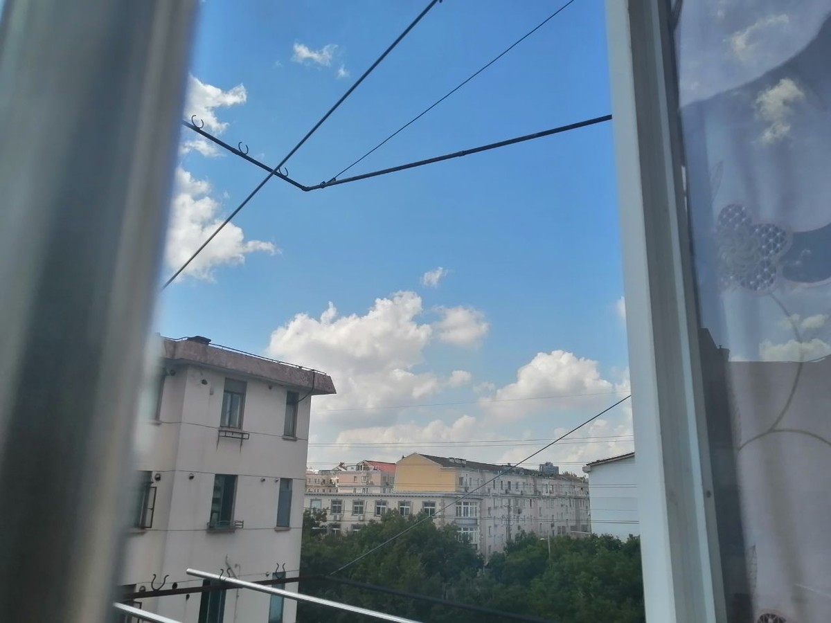 上海市嘉定区蓝天白云今天的图片