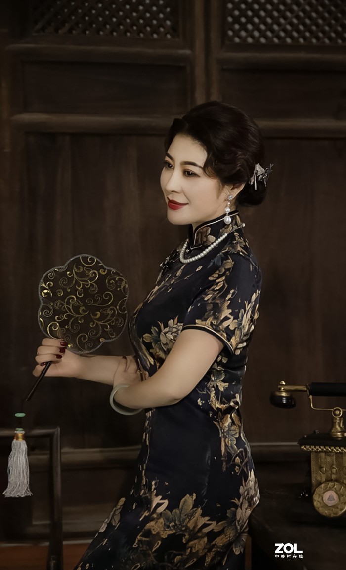 古风古韵旗袍女人