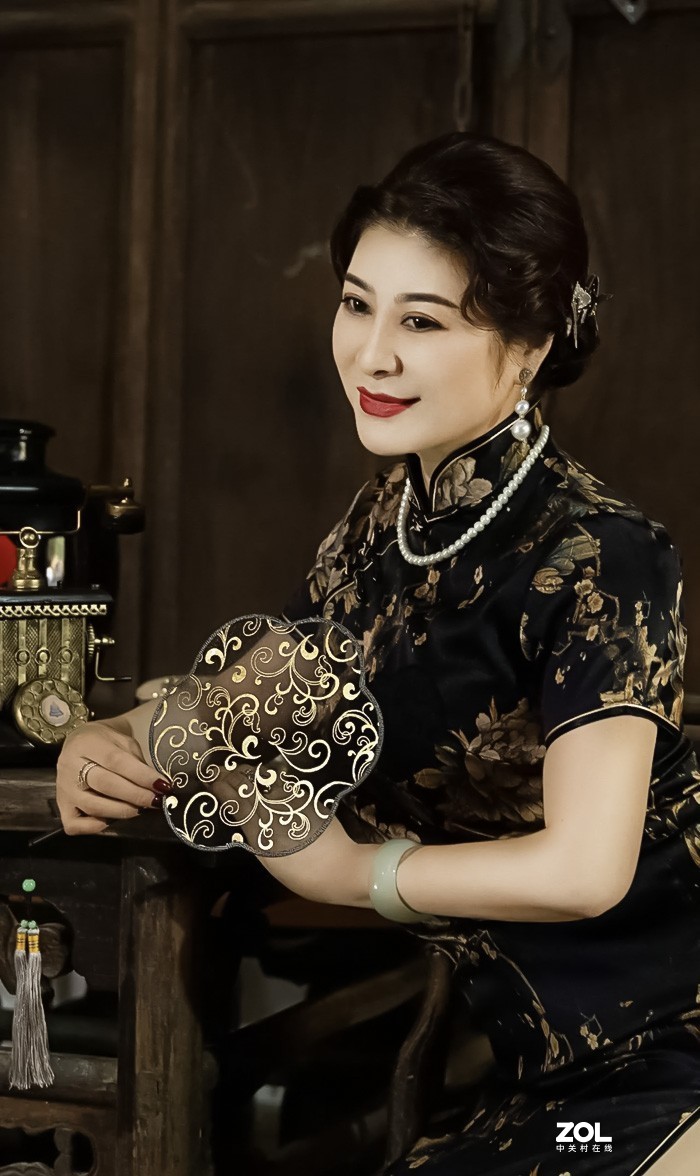 古风古韵旗袍女人