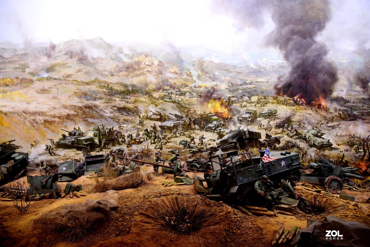 丹东抗美援朝纪念馆－拍环形画廊