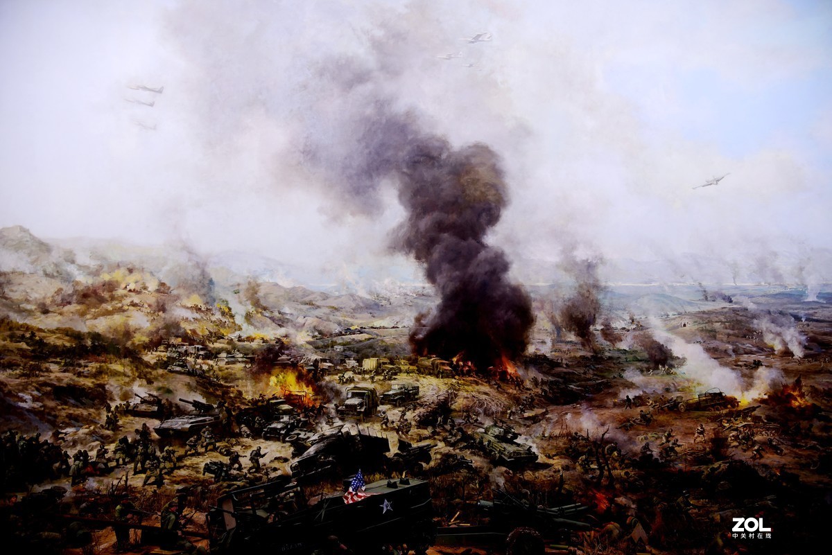 丹东抗美援朝纪念馆－拍环形画廊