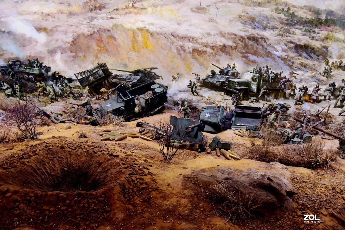 丹东抗美援朝纪念馆－拍环形画廊