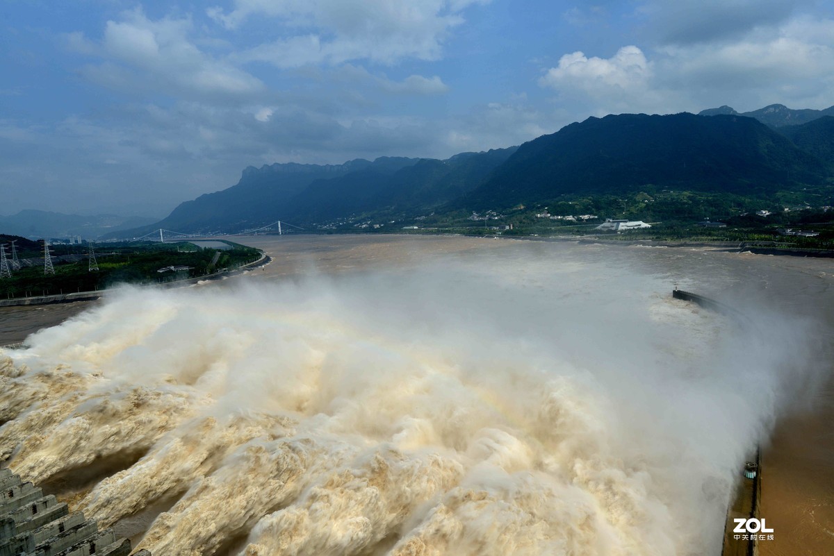 三峽大壩洩洪