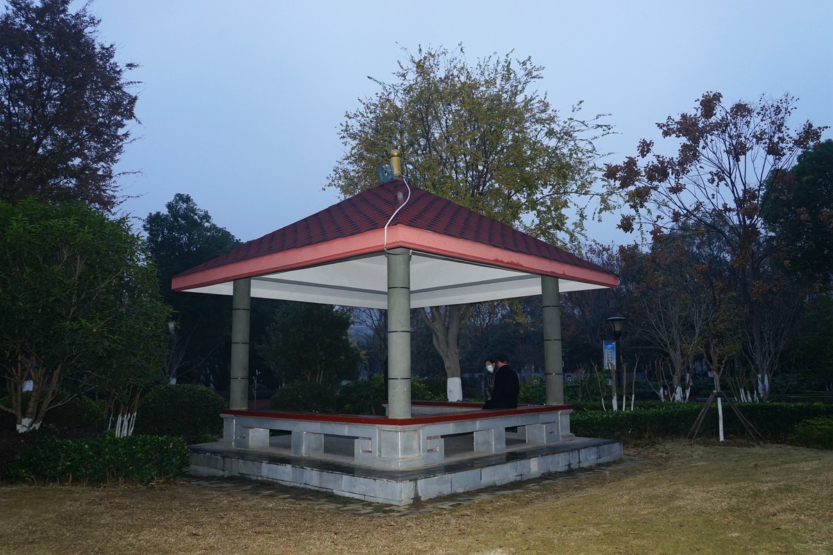 武汉印象---雨中的宝岛公园！