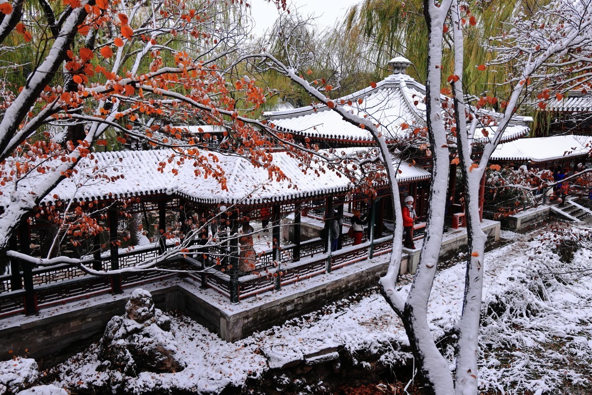 雪后颐和园