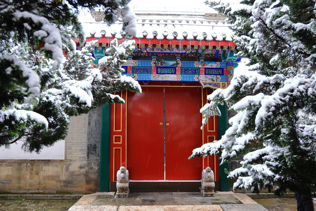 雪后颐和园