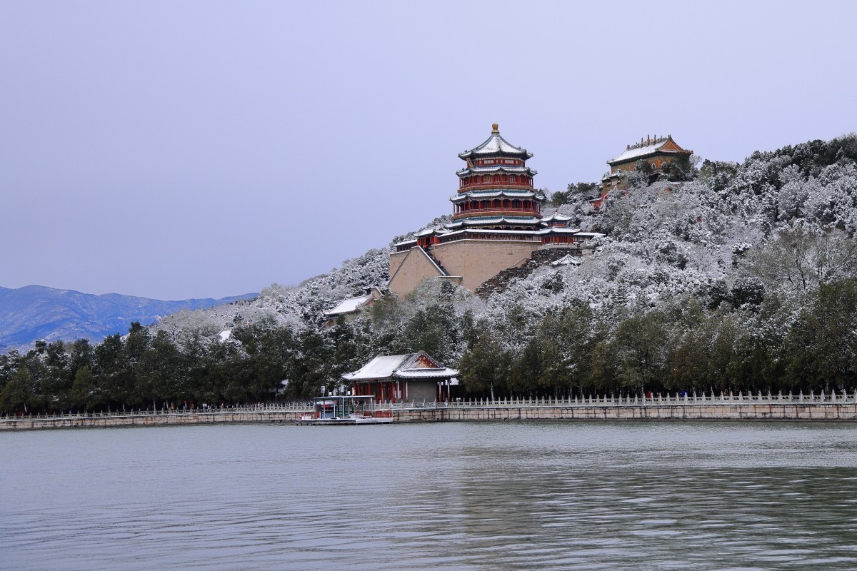 雪后颐和园