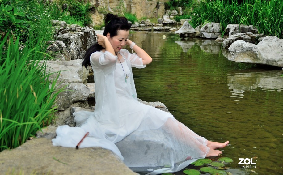 环境人像：小溪笛声......