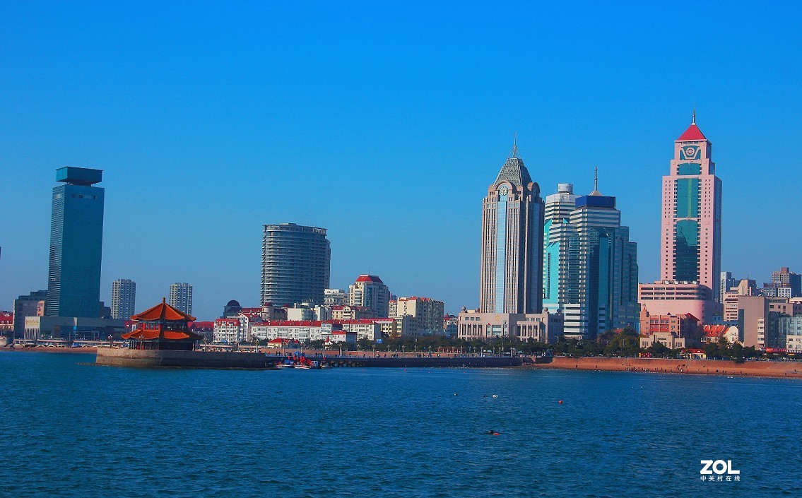 青島的風景海景片