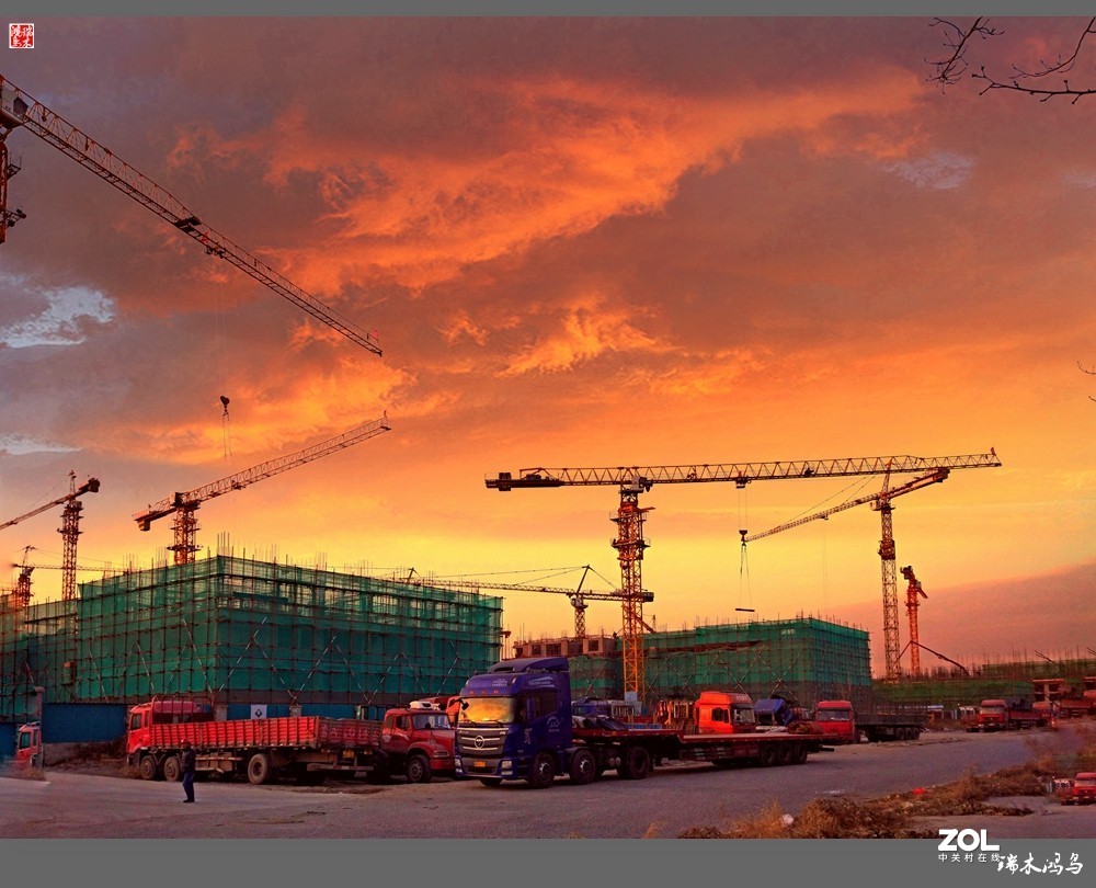 【手机随拍】繁忙的建筑工地