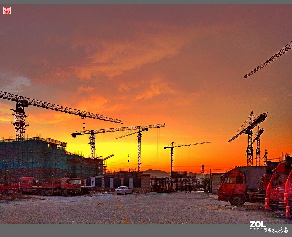 【手机随拍】繁忙的建筑工地