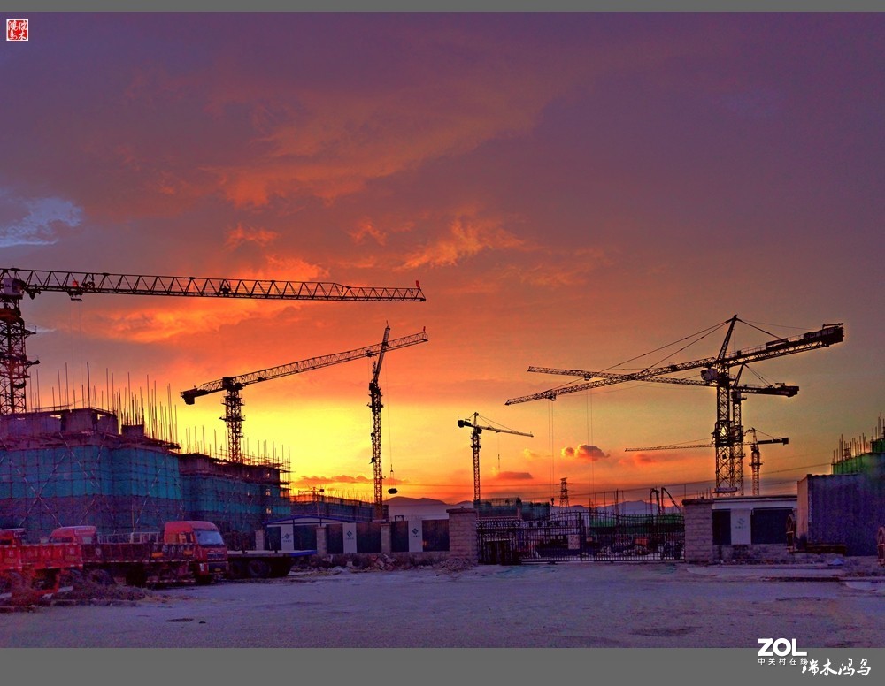 【手机随拍】繁忙的建筑工地